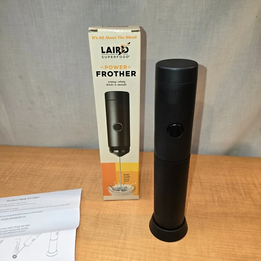 Laird‎ Superfood Power Frother Double Whisk Blender, 19,000 RPM Compact